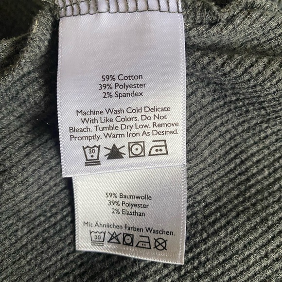 Eddie Bauer Charcoal Gray Long Sleeve with Wildlife Print. Size 2x. - Picture 6 of 6